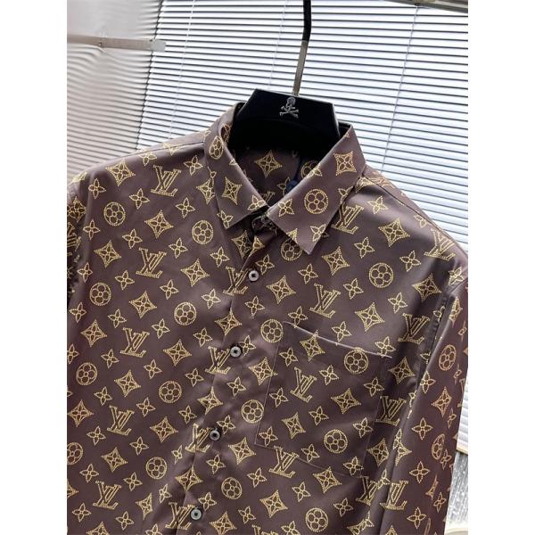 ☆2025トレンド☆ ルイ ヴィトン長袖シャツコピーLouis Vuitton秋冬トレンド新作大人気