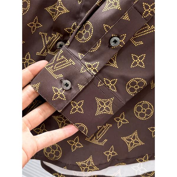 ☆2025トレンド☆ ルイ ヴィトン長袖シャツコピーLouis Vuitton秋冬トレンド新作大人気