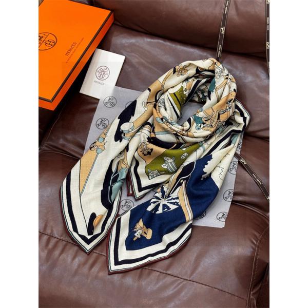 HERMESロングマフラー コピー2025秋冬季優れた品質 140*140エルメス_ブランド コピー 激安(日本最大級)