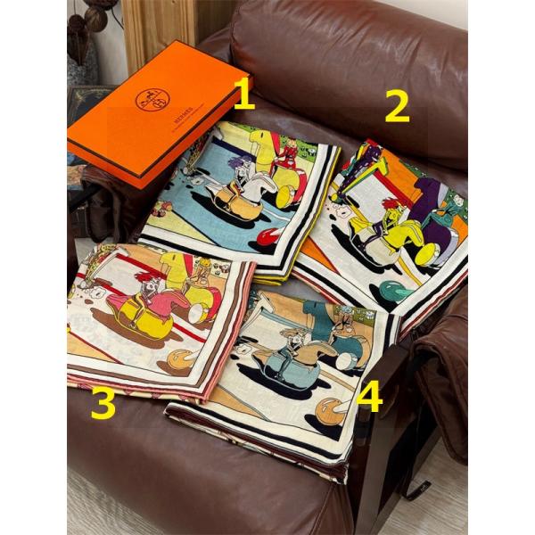 HERMESロングマフラー コピー2025秋冬季優れた品質 140*140エルメス_ブランド コピー 激安(日本最大級)