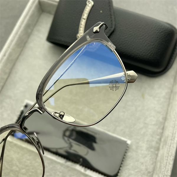CHROME HEARTS クロム ハーツ メガネ 偽物 激安大特価低価なメンズ925银  SLUNTRADICTON人気54口19-148(日本最大級)