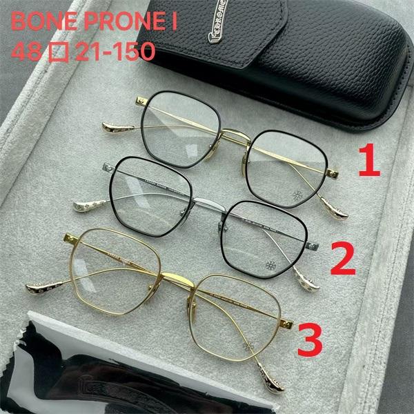 激安大特価安いクロムハーツ メガネ コピー925银  BONE PRONE I   48口21-150 男女兼用 CHROME HEARTS日本最大級