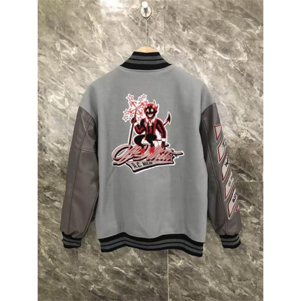 HOT人気セール Off-White オフホワイトジャケットコピーメンズスタジャン冬服アウター防寒着