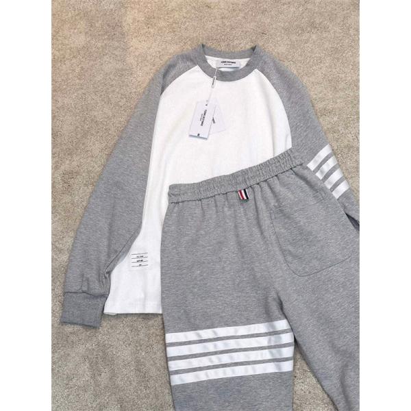 ★トムブラウンスウェットパンツコピー★2025トレンド❤THOM BROWNE新作定番グレー 通販ショッピング
