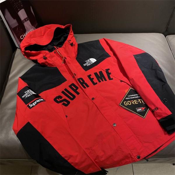 人気赤色SUPREME ×THE NORTH FACE シュプリームジャケットコピー通販ショッピング