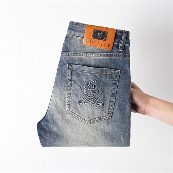 極上感満点2025❤ 高級感演出 PHILIPP PLEIN フィリッププレイン ハーフデニム  コピー 激安(日本最大級)