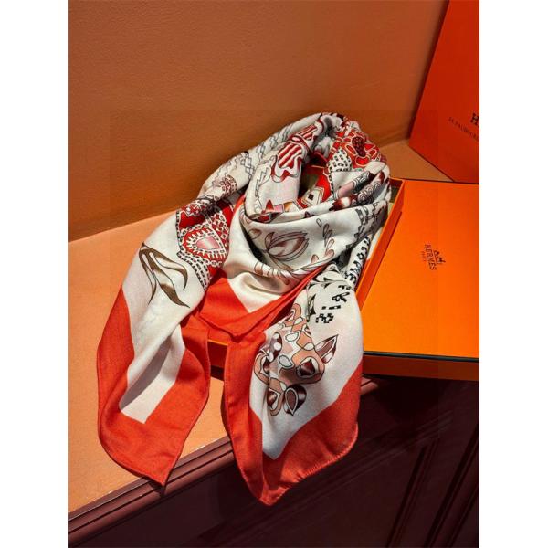 2025年秋冬入荷 エルメス マフラーコピーHERMES 人気急上昇中 140*140CM_ブランド コピー 激安(日本最大級)