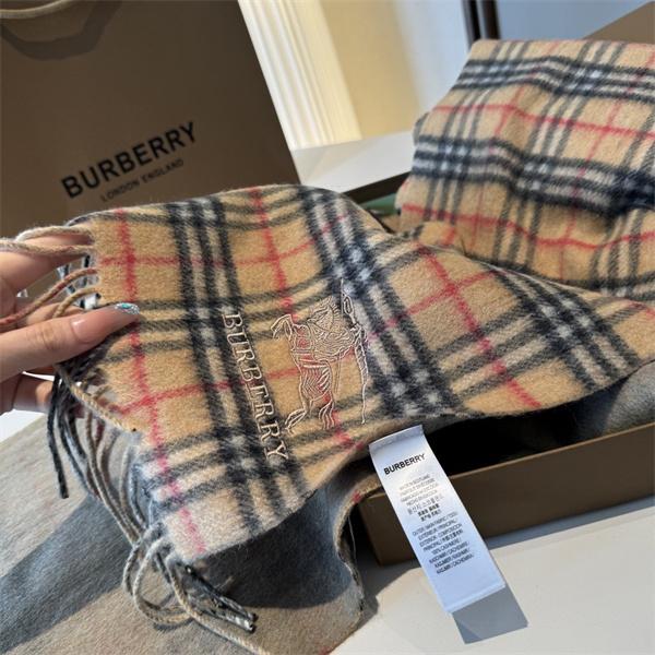 秋冬 2025 ❤BURBERRY バーバリー チェック柄 羊绒 美品 おしゃれなマフラースーパーコピーブランド激安通販 専門店  30*200cm