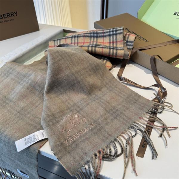 秋冬 2025 ❤BURBERRY バーバリー チェック柄 羊绒 美品 おしゃれなマフラースーパーコピーブランド激安通販 専門店  30*200cm