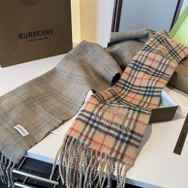 秋冬 2025 ❤BURBERRY バーバリー チェック柄 羊绒 美品 おしゃれなマフラースーパーコピーブランド激安通販 専門店  30*200cm