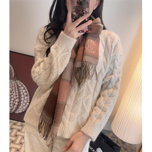 HERMES最先端ファション目を惹く作品 4色可選 エルメス_ロングマフラー コピー 激安(日本最大級)