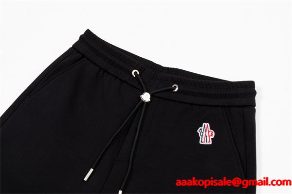 人気 ブラック アイコン刺繍デザイン 上質素材 2025秋冬必須 モンクレール スーパー コピー Moncler スウェットパンツ