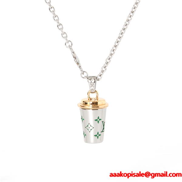LV CUP ☆M02568☆ルイヴィトンネックレスコピーメンズファッションおしゃれアクセサリー激安通販
