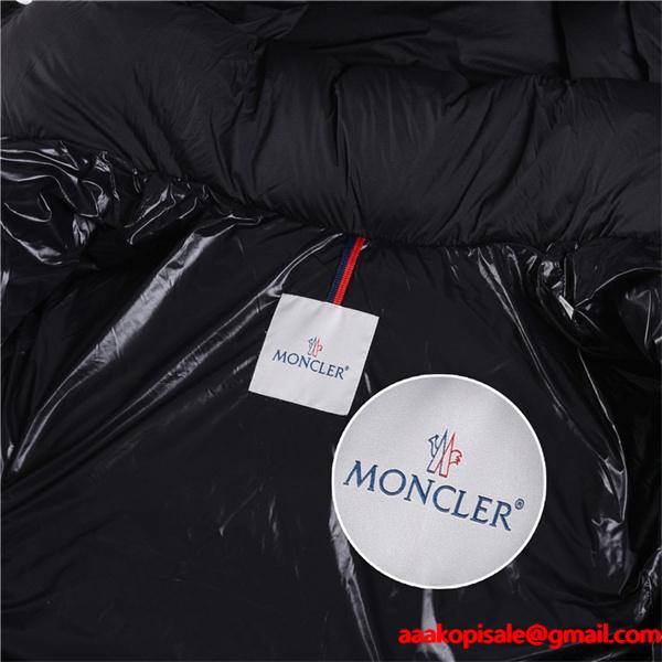 ブラック シンプル定番 ボリューム中綿 保温力抜群 2025秋冬コーデ MONCLER モンクレール 偽物 ダウンジャケット