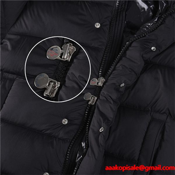 ブラック シンプル定番 ボリューム中綿 保温力抜群 2025秋冬コーデ MONCLER モンクレール 偽物 ダウンジャケット