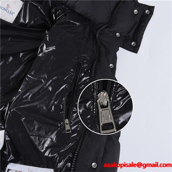 ブラック シンプル定番 ボリューム中綿 保温力抜群 2025秋冬コーデ MONCLER モンクレール 偽物 ダウンジャケット