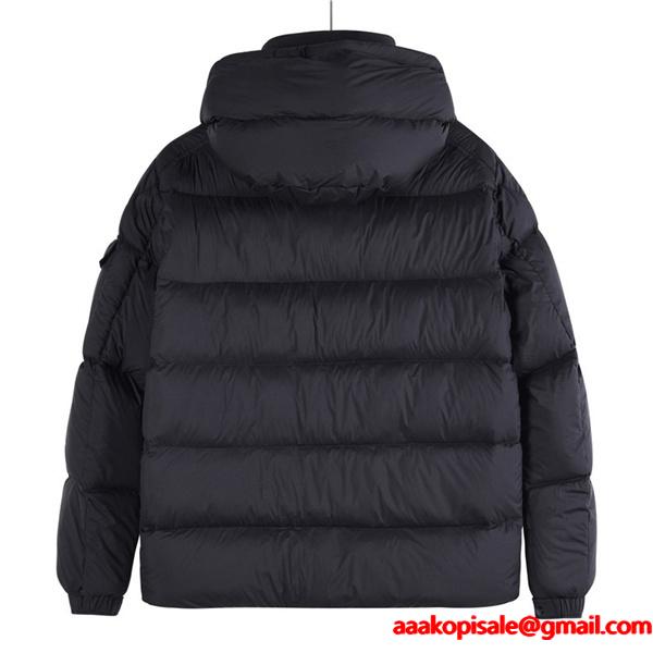 ブラック シンプル定番 ボリューム中綿 保温力抜群 2025秋冬コーデ MONCLER モンクレール 偽物 ダウンジャケット