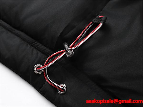 ホワイト×レッド 内側配色 デザイン性高い 高機能 トレンド MONCLER モンクレール コピー ダウンジャケット