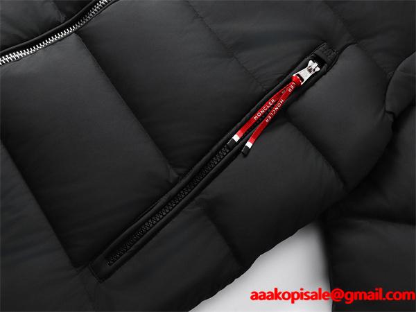 ホワイト×レッド 内側配色 デザイン性高い 高機能 トレンド MONCLER モンクレール コピー ダウンジャケット