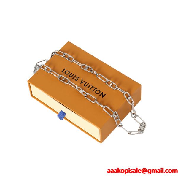 人気ルイヴィトンネックレスコピー❤LOUIS VUITTON Sleek Monogram ☆M1356L☆プレゼント最適