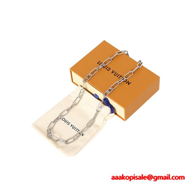 人気ルイヴィトンネックレスコピー❤LOUIS VUITTON Sleek Monogram ☆M1356L☆プレゼント最適