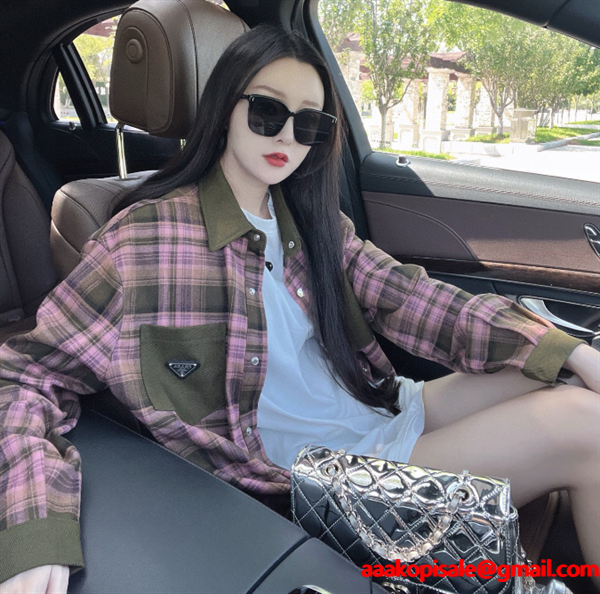 大人気❤❤PRADAプラダシャツコピー2025トレンドユニセックス個性長袖シャツ