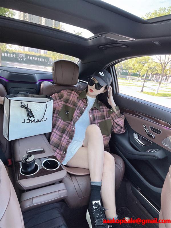 大人気❤❤PRADAプラダシャツコピー2025トレンドユニセックス個性長袖シャツ