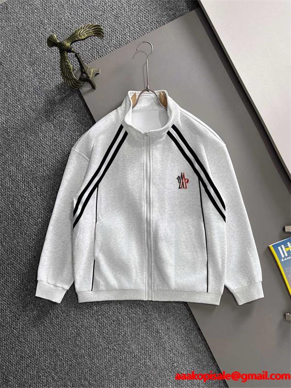 人気 ブラック ダブルライン スポーティシルエット 2025新作 モンクレール スーパー コピー Moncler セットアップ