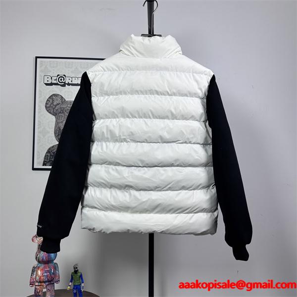 注目 ホワイト×ブラック プレミアム 2025秋冬必須 カナダグース コピー Canada Goose ダウンジャケット