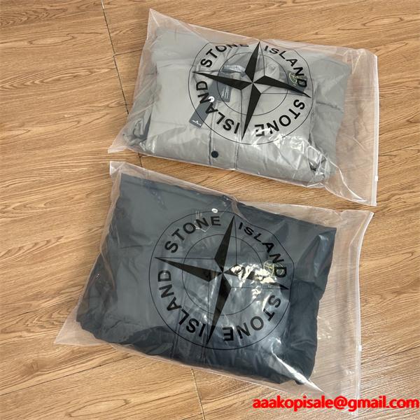 STONE ISLAND ストーンアイランド コピー 話題沸騰 2025秋冬 トレンド  ダウンベスト ブラック