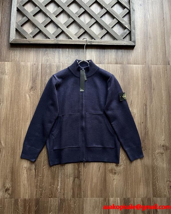 2025新作 限定カラー 上質 STONE ISLAND ストーンアイランド コピー ニット フルジップ カーディガン
