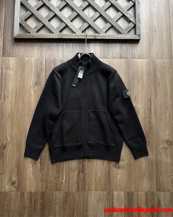 2025新作 限定カラー 上質 STONE ISLAND ストーンアイランド コピー ニット フルジップ カーディガン
