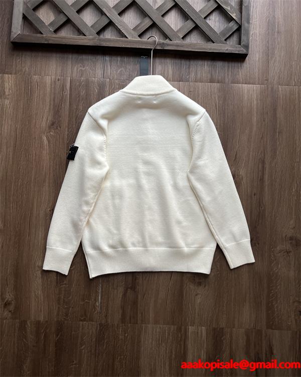 2025新作 限定カラー 上質 STONE ISLAND ストーンアイランド コピー ニット フルジップ カーディガン