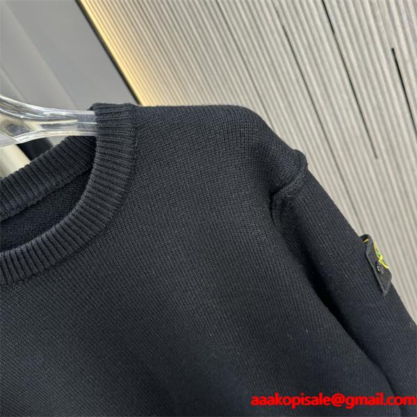 STONE ISLAND ストーンアイランド コピー 定番人気 2025秋冬 おすすめ クラシック ニット セーター