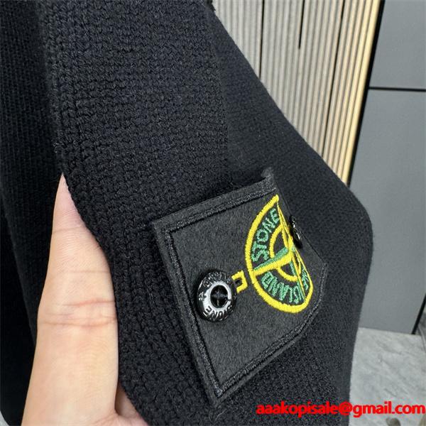 STONE ISLAND ストーンアイランド コピー 定番人気 2025秋冬 おすすめ クラシック ニット セーター