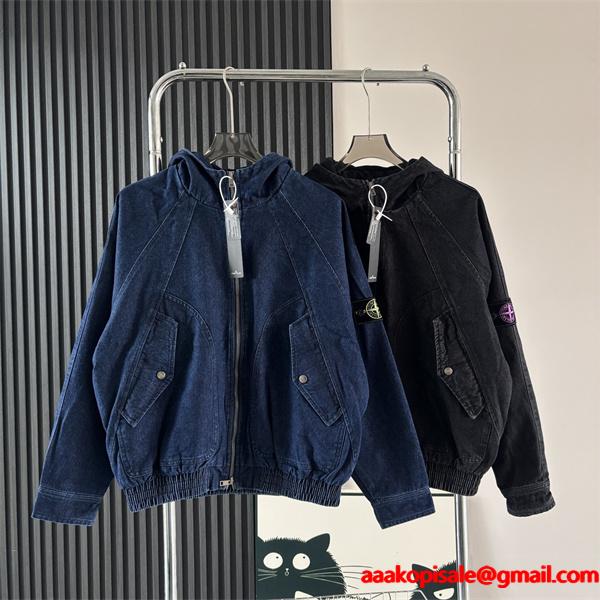 高級感漂う 2025秋冬限定 デニムジャケット STONE ISLAND ストーンアイランド コピー