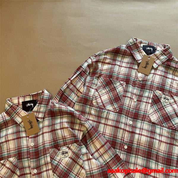 ☆2025人気☆☆STUSSYステューシー長袖シャツコピー2025秋冬トレンド男女兼用