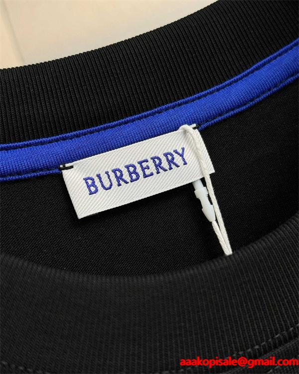 注目必至 2025新登場 シンプル刺繍 エレガント 長袖Tシャツ バーバリー コピー BURBERRY
