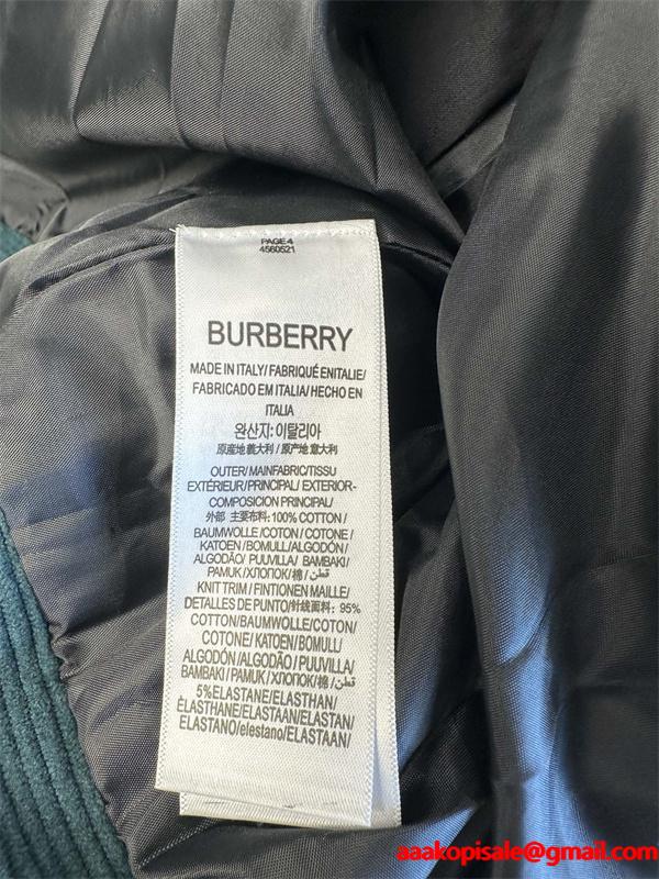 人気爆発 バーバリー コピー BURBERRY 2025秋冬モデル ヴィンテージ質感 プレミアム ジャケット