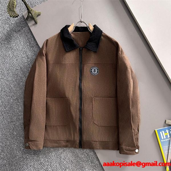 入手困難 2025話題 ブラウン秋冬 防寒 ジャケット バーバリー コピー BURBERRY