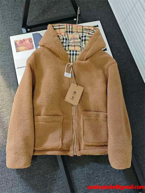 快適感重視 2025秋冬温か素材 キャメル ジャケット バーバリー コピー BURBERRY