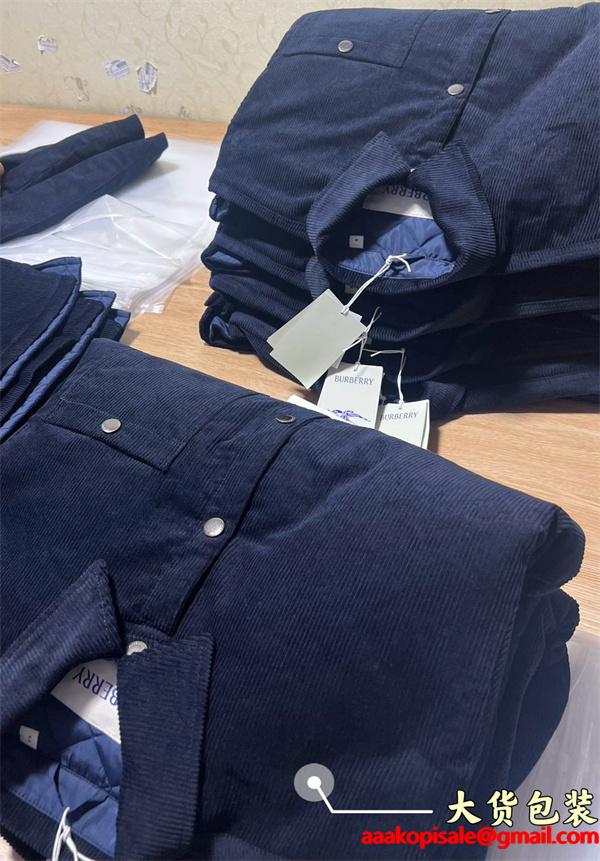 圧倒的人気 バーバリー コピー BURBERRY 2025秋冬冷え対策 ネイビー ジャケット