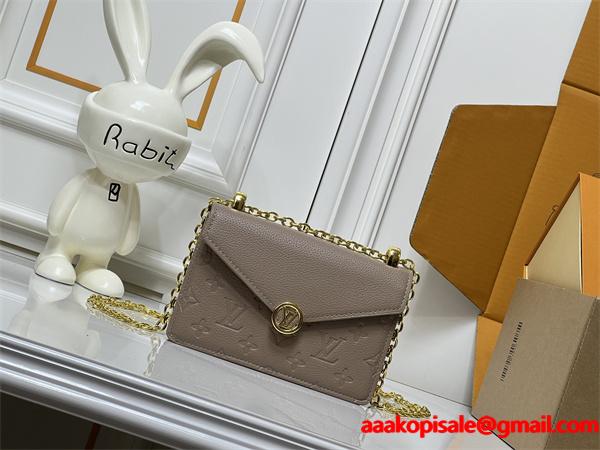 上品可憐 便利コンパクト 繊細フェミニン LOUIS VUITTON ルイヴィトン コピー チェーンバッグ