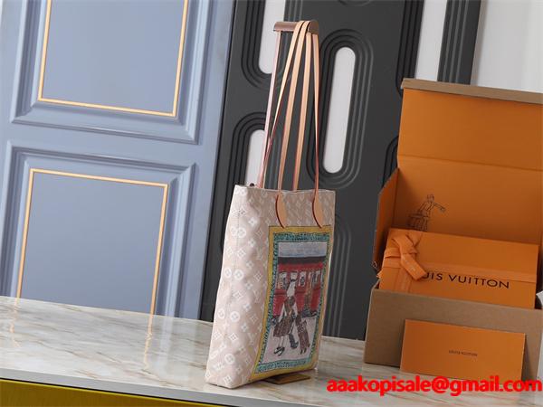 期間限定 アート魅力 柔らかフェミニン LOUIS VUITTON ルイヴィトン コピー キャンバストート