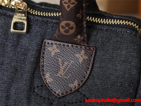 LOUIS VUITTON ルイヴィトン コピー 魅力人気 2025新作 ダークグレー デニム調 ボストンバッグ