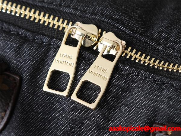 LOUIS VUITTON ルイヴィトン コピー 魅力人気 2025新作 ダークグレー デニム調 ボストンバッグ