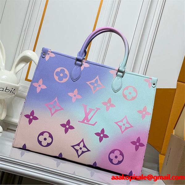 LOUIS VUITTON ルイヴィトン コピー 話題沸騰 可愛い質感 グラデーション トートバッグ