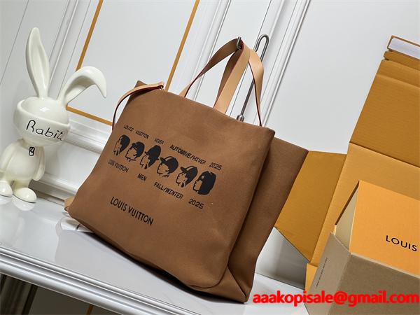 数量限定 プレミアム質感 プリント LOUIS VUITTON ルイヴィトン スーパーコピー トートバッグ