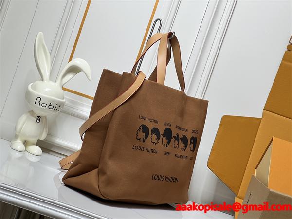 数量限定 プレミアム質感 プリント LOUIS VUITTON ルイヴィトン スーパーコピー トートバッグ