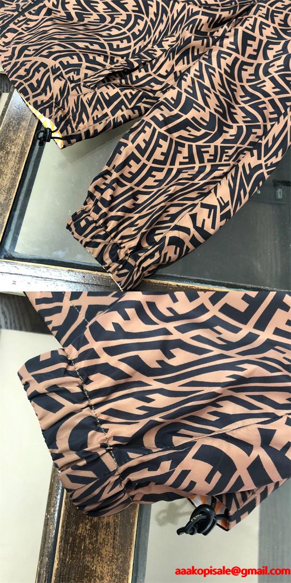 FENDI フェンディ コピー 冬仕様 FF迷彩風 リバーシブル ジャケット 2025秋冬 売れ筋